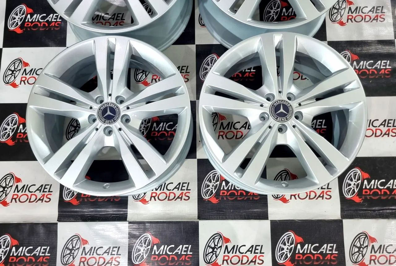 Jogo de rodas 19" Mercedes SLK e ml350 Originais 5x112 + Pintura Nova  - Foto 11
