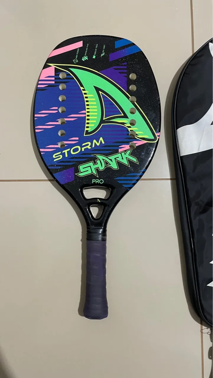Raquete beach tennis storm shark pro 2022
