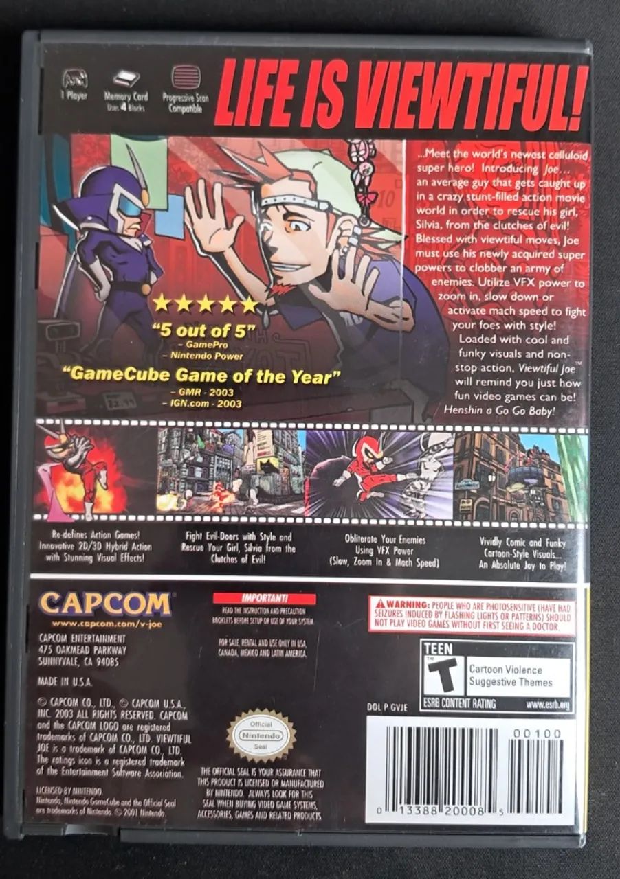 VIEWTIFUL JOE - JOGO P/ NINTENDO GAME CUBE - Foto 2