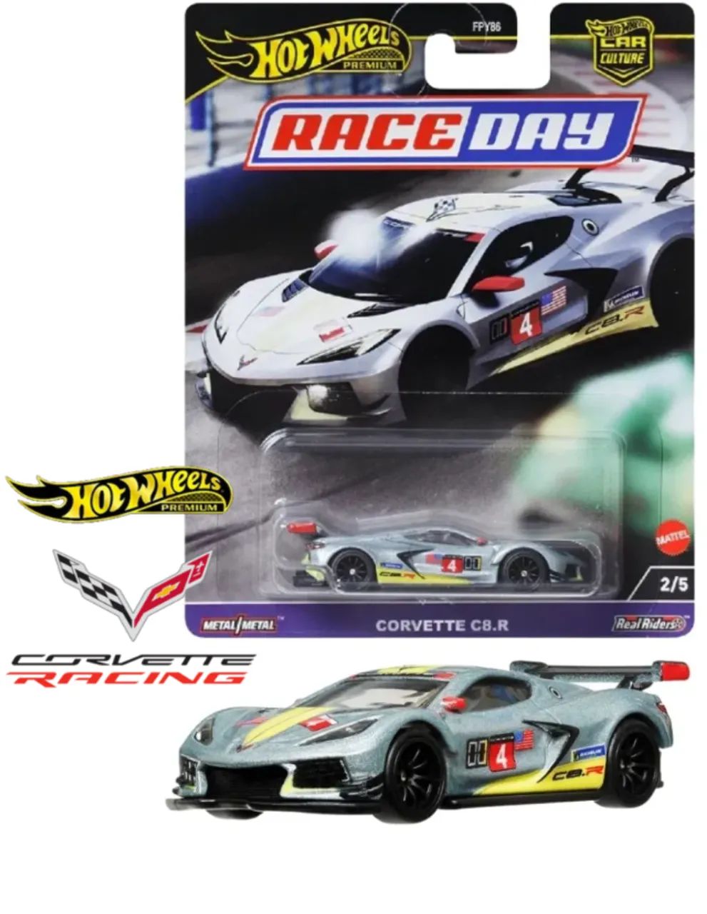 Hot Wheels Premium Corvette C8.R