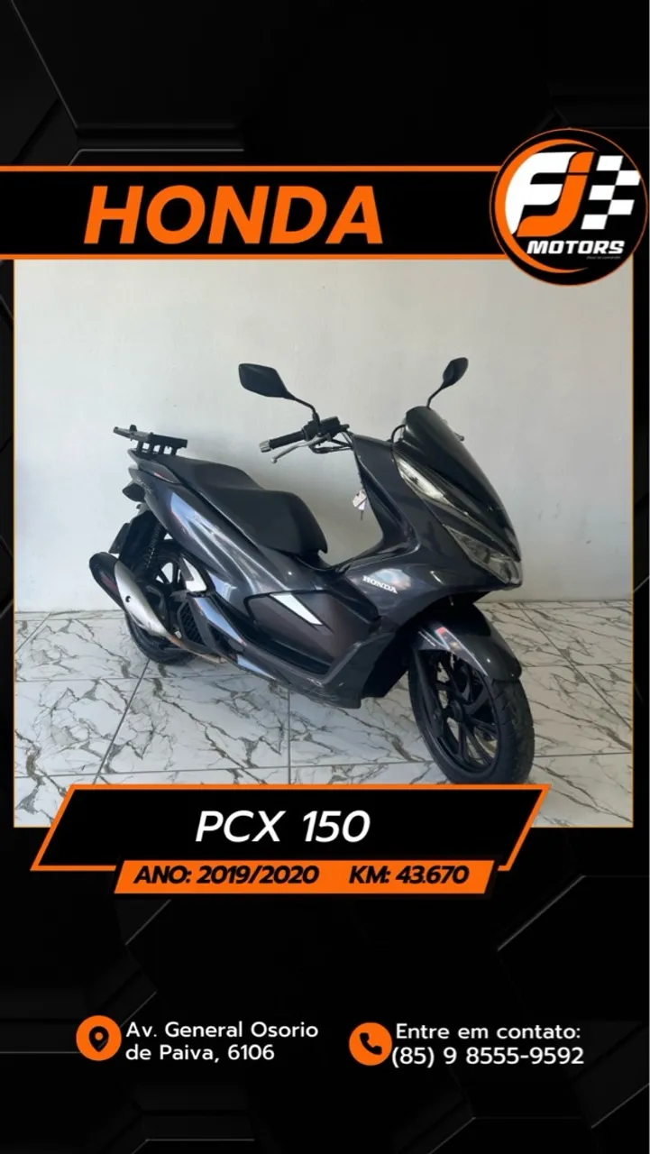 Motos HONDA PCX no Brasil