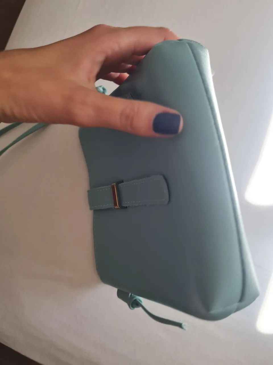 Bolsa de Ombro Azul Tiffany  - Foto 3