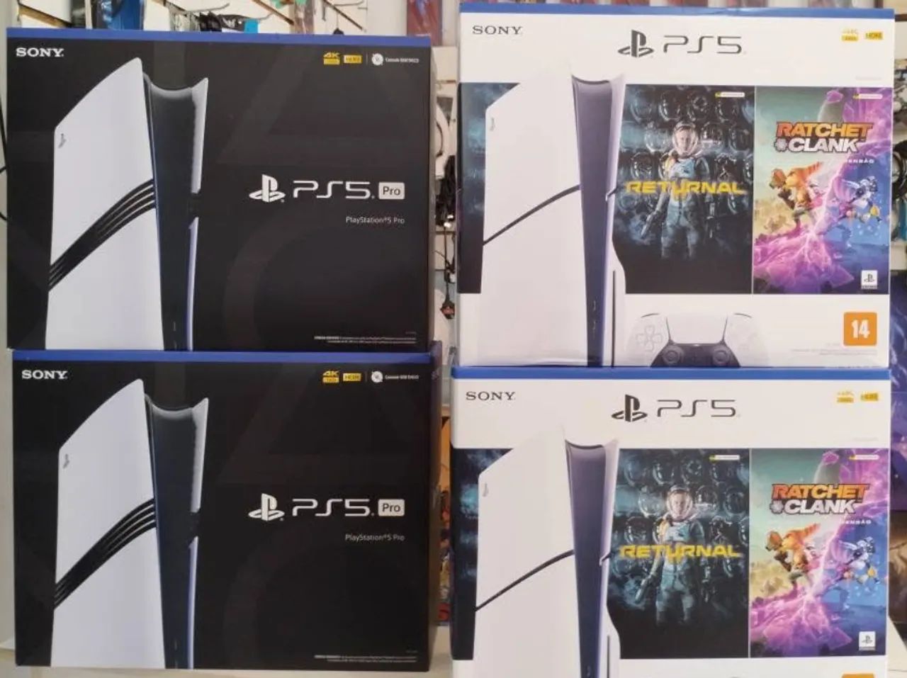 PS5 Slim 1tb com jogos 