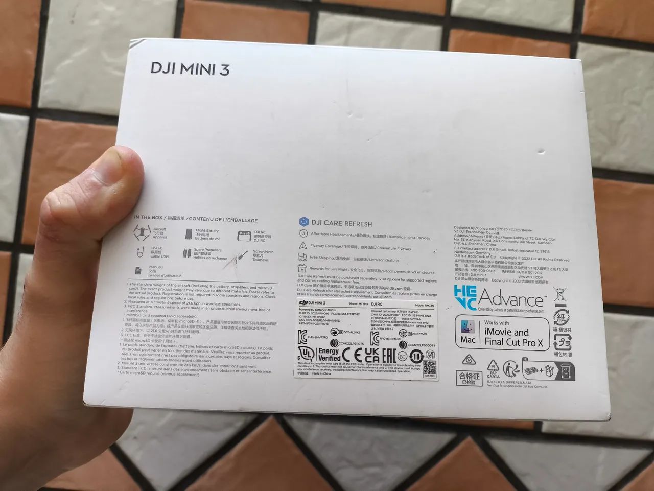 Dji mini 3 com tela, filma em 4k30 fps, gimbal 3 Eixos, voa até 10km,motores Brushless  - Foto 4