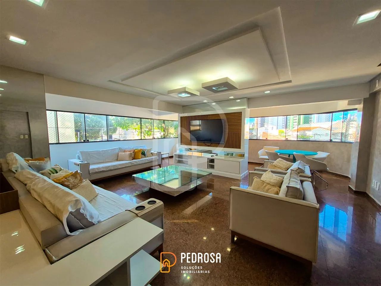 ALUGUEL - APT MOBILIADO - ALTO PADRÃO - 4 SUÍTES - PETRÓPOLIS - NATAL. - Foto 4