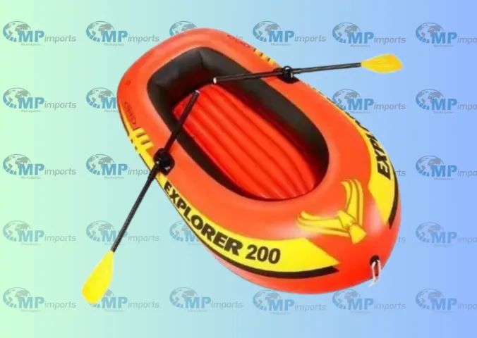 Loja MP Imports: Intex Explorer 200 Barco Inflável 2 Pessoas 185x94x41cm Modelo 58330 - Foto 5