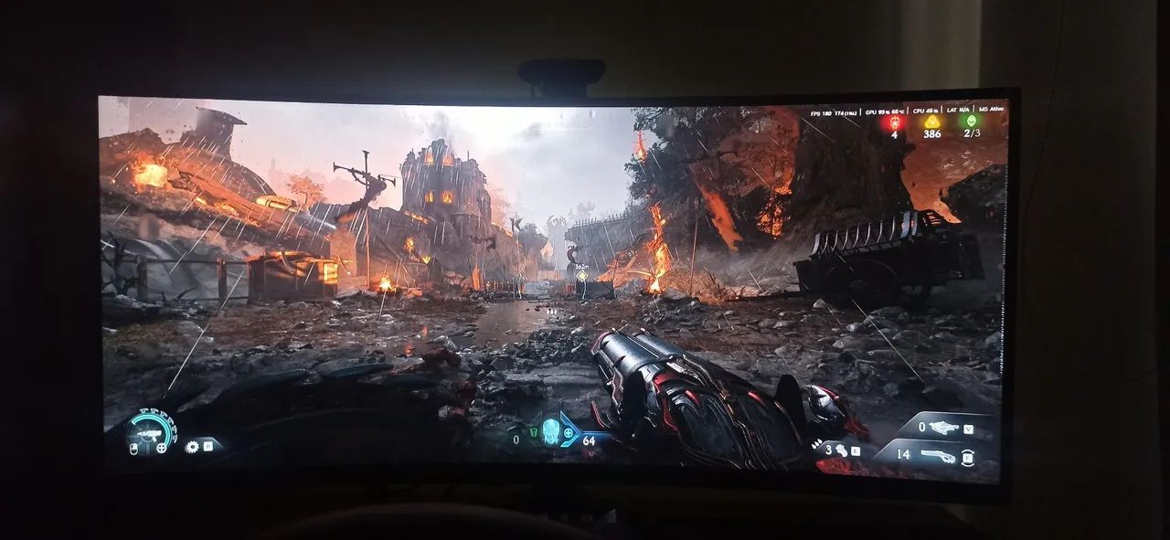 Monitor Gamer Ultrawide 2k 180hz 34 polegadas 