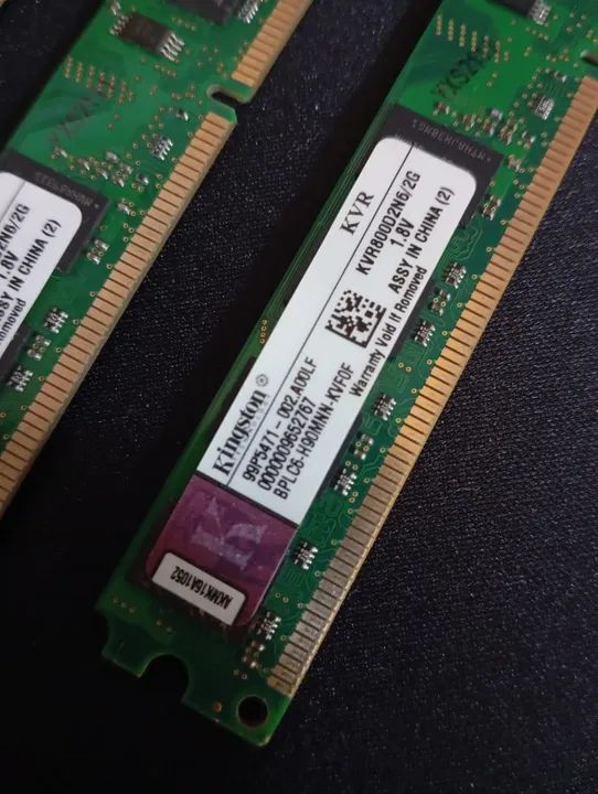 Memória RAM DDR2 8GB (4x2GB) 800Mhz - Foto 2