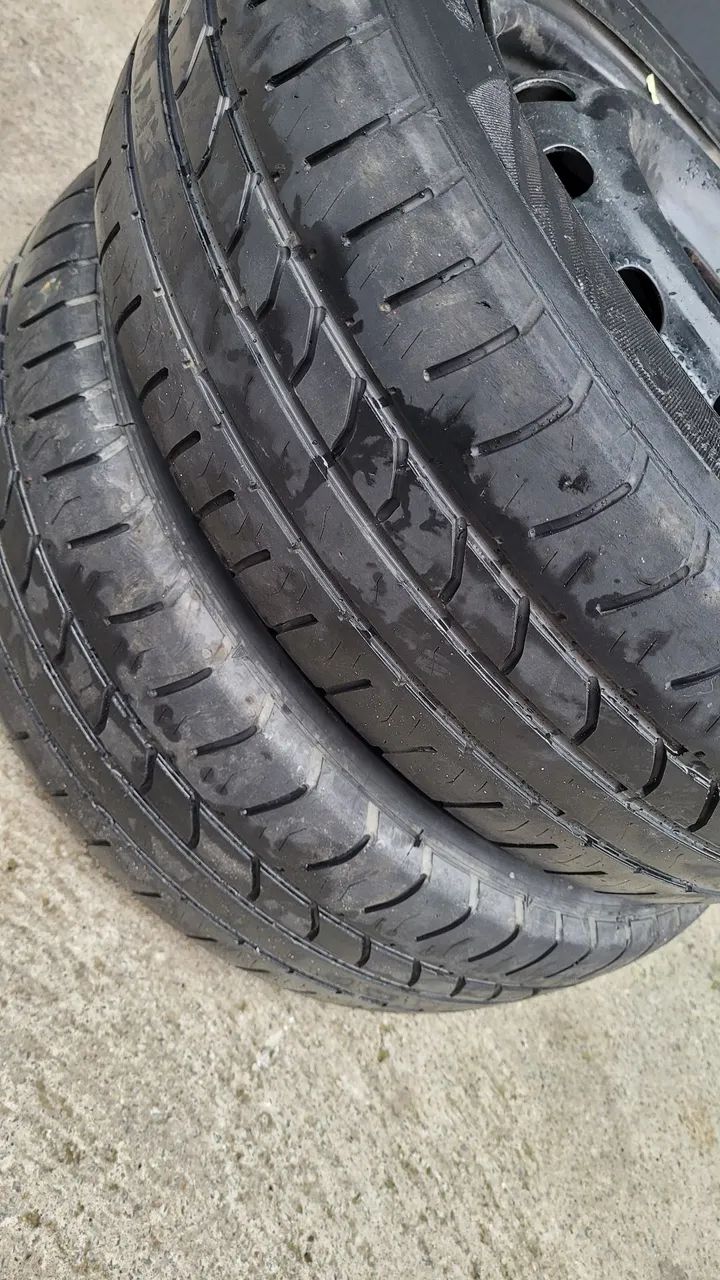 Rodas de corsa com pneus 175 75 r13 - Foto 2