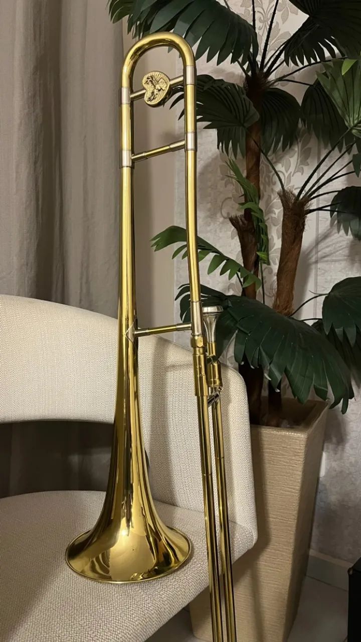 Trombone Elkhart Buescher Ind. EUA, modelo 66I - Foto 5