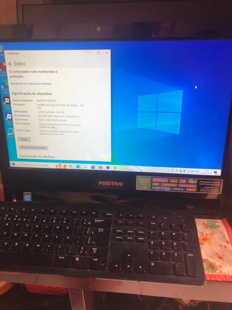 Computador Positivo all in one