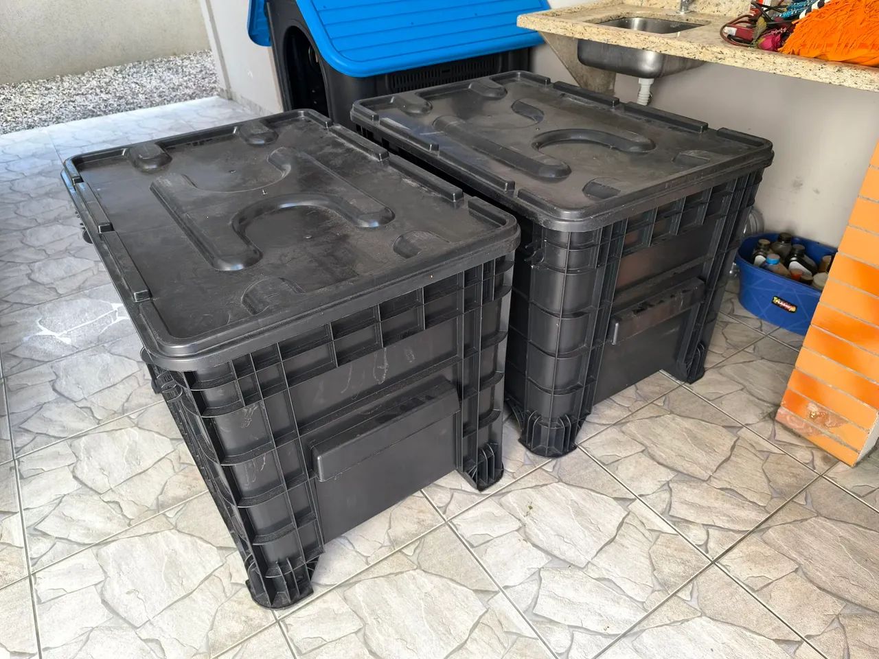 Caixa Plástica 372 litros - Barato - Móveis Para Organização - Xaxim ...