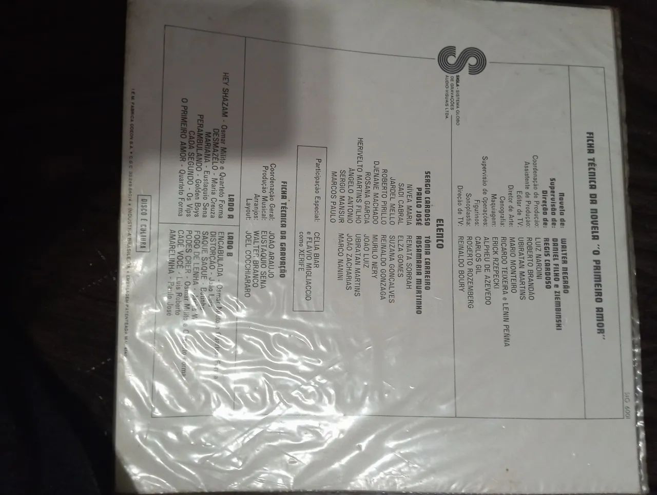 LP da novela O primeiro amor nacional - Foto 2