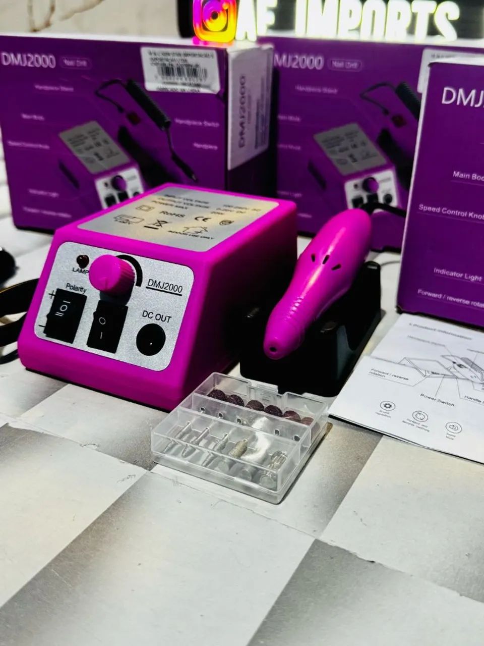 Motor para lixa de unha profissional - Foto 2