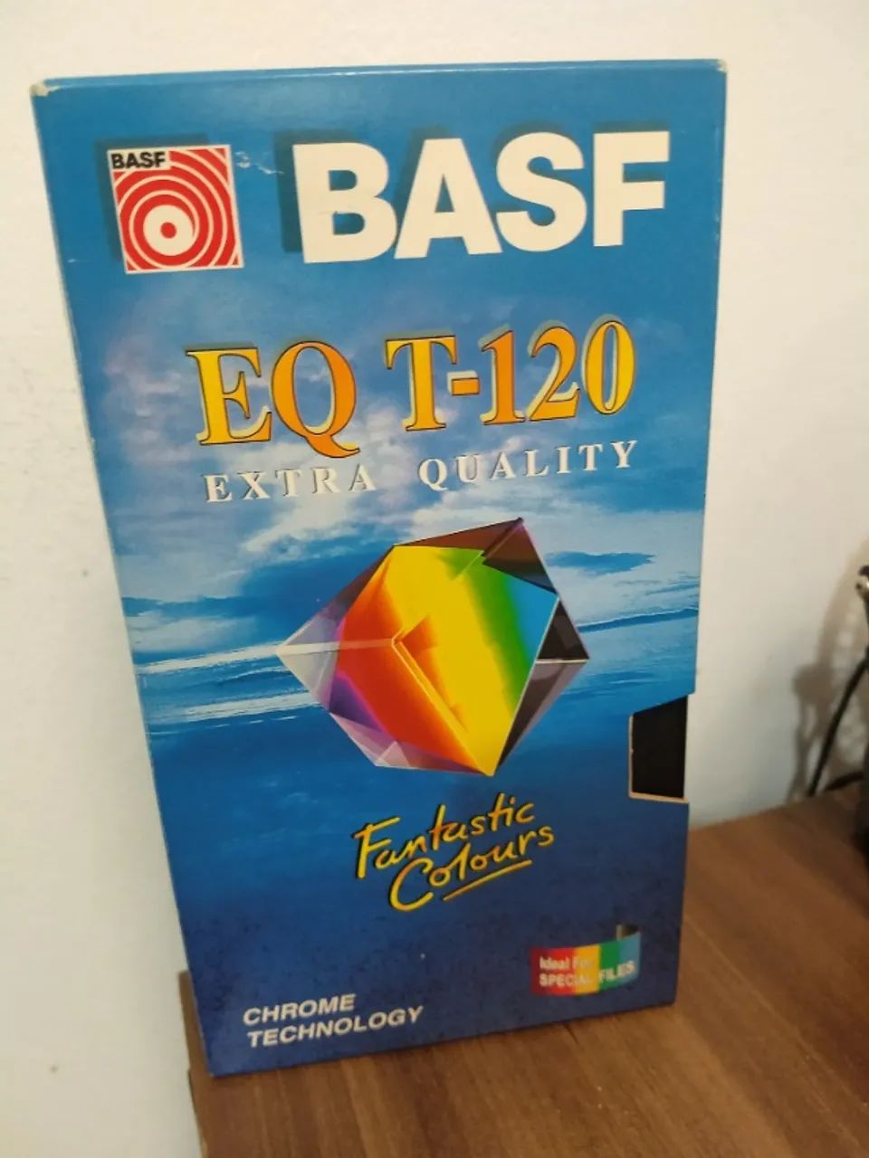 Fita VHS BASF EQ T 120 Chrome Technology - gravada