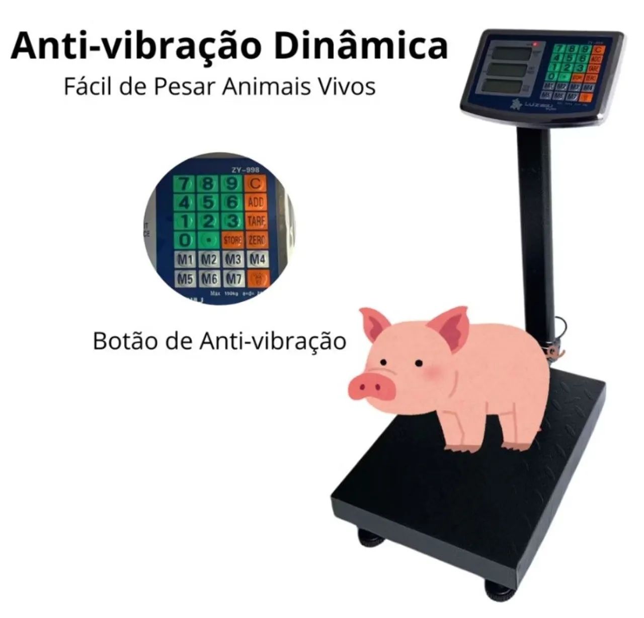 Balança  digital  300 kg novas com garantia.  - Foto 2