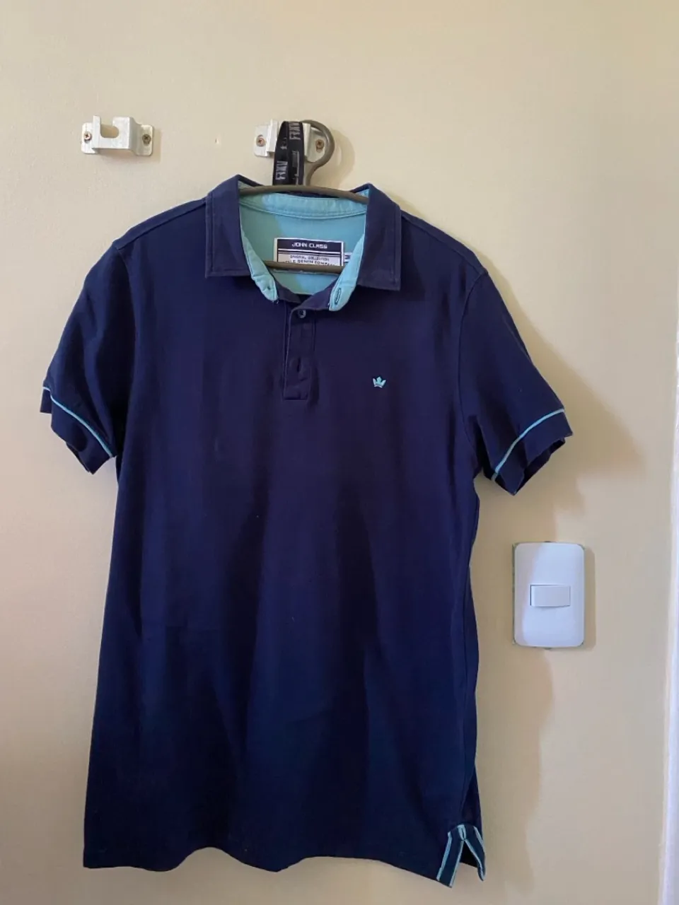 Camisa Polo Azul Marinho John Classic