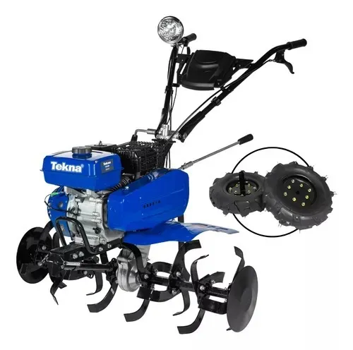 Micro Trator Motocultivador Tekna Tk90r A Gasolina 4t 7hp