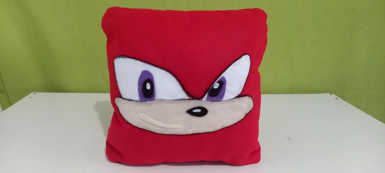 Almofada Sonic - Decoração para fãs em Feltro