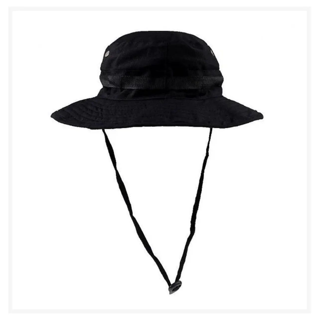 CHÁPEU COM ABA BONNIE HAT PRETO - FOX BOY - Foto 4