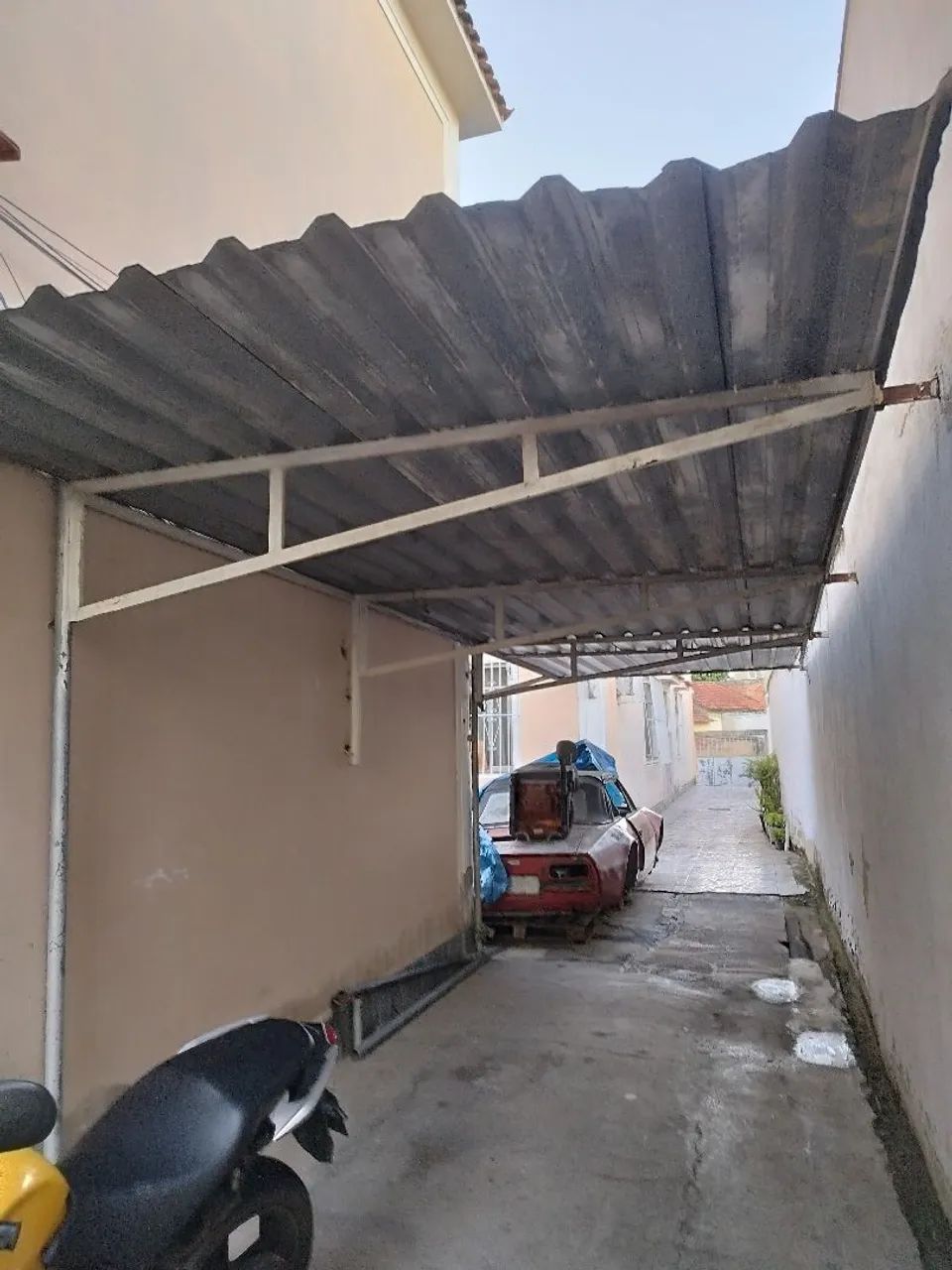Cobertura Metálica para Garagem - telhado