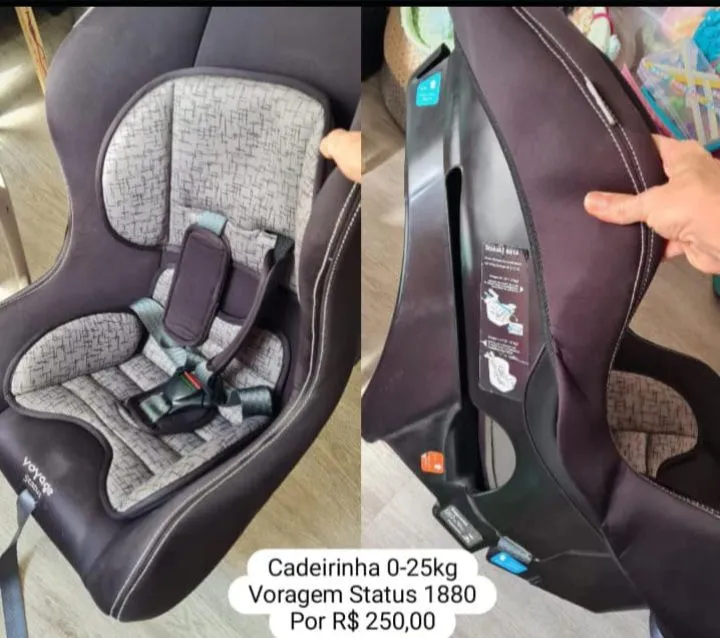 Cadeirinha de carro p/ criança de 0 a 25kg