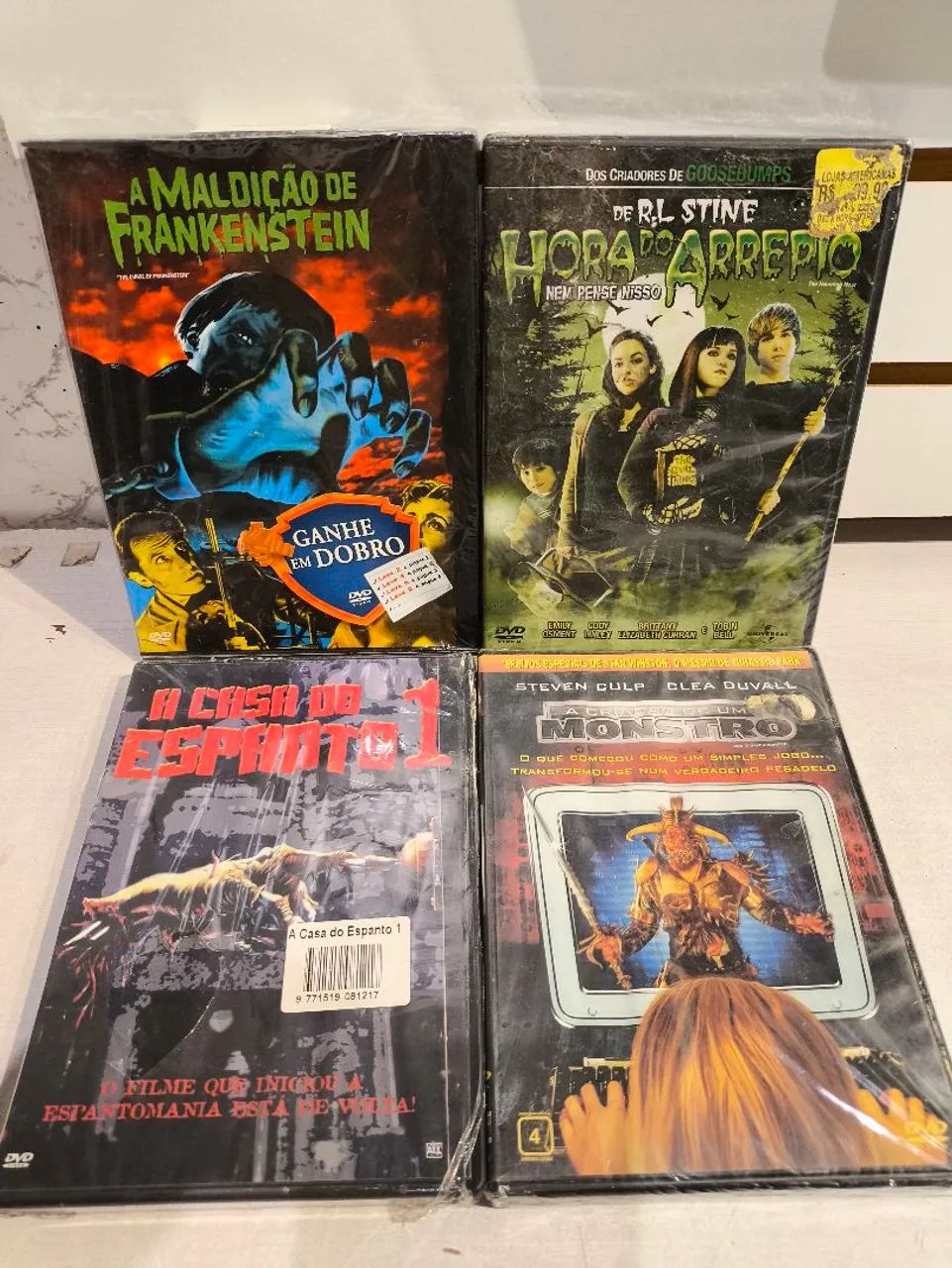 Dvd filmes de terror Hora do espanto/ A maldição de Frankenstein