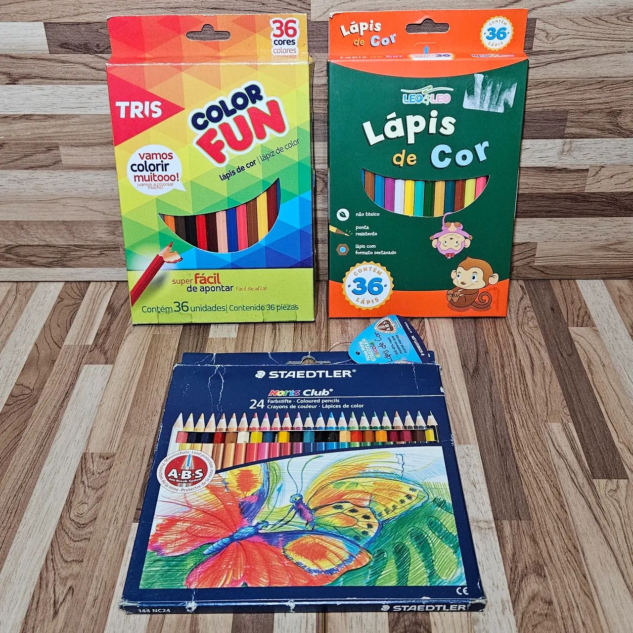 Kit Colorir e Desenhar 240 Lápis 15 Gizões  - Foto 3