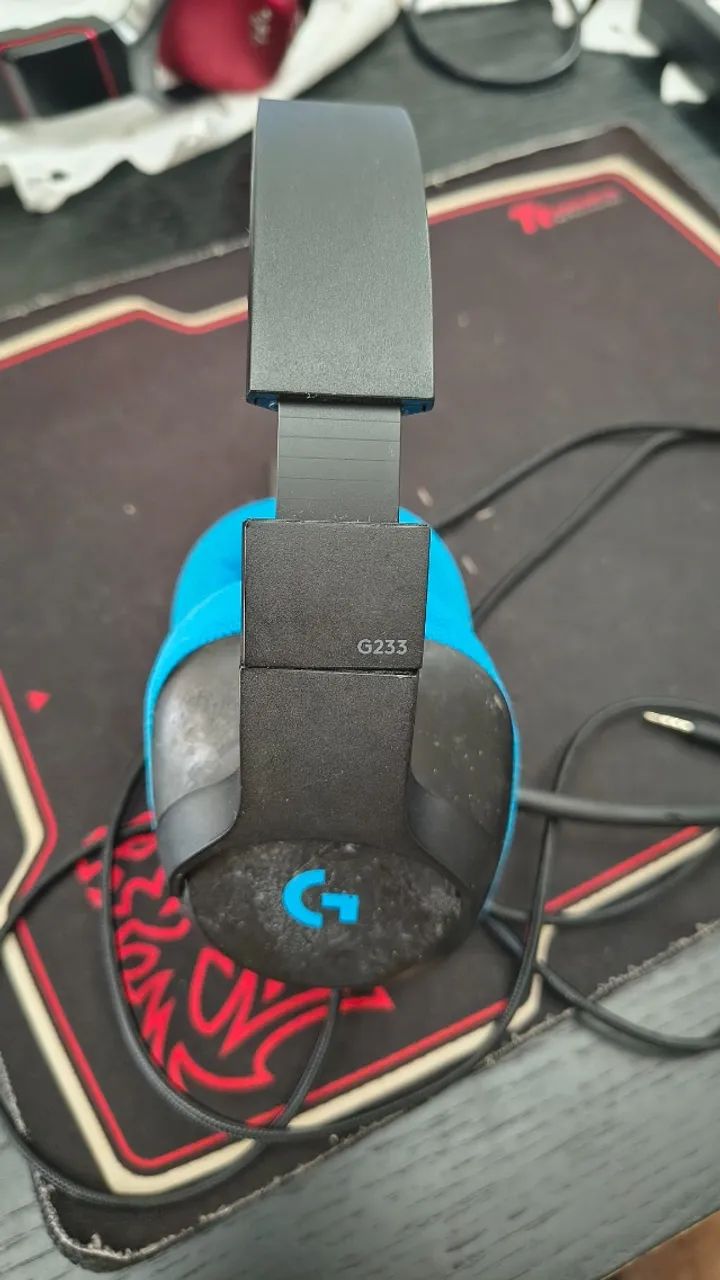 Combo de fone de ouvido headset gamer Logitech G233 + Sony NWZ-WH303 MP3 Integrado - Foto 5