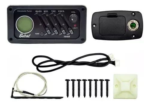 Pré Amplificador para Violão Deval 7545T.