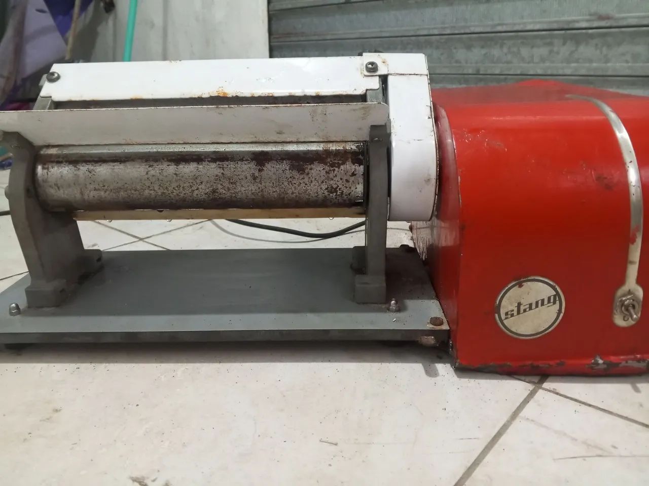 Cilindro rolo mecânico com motor para massas