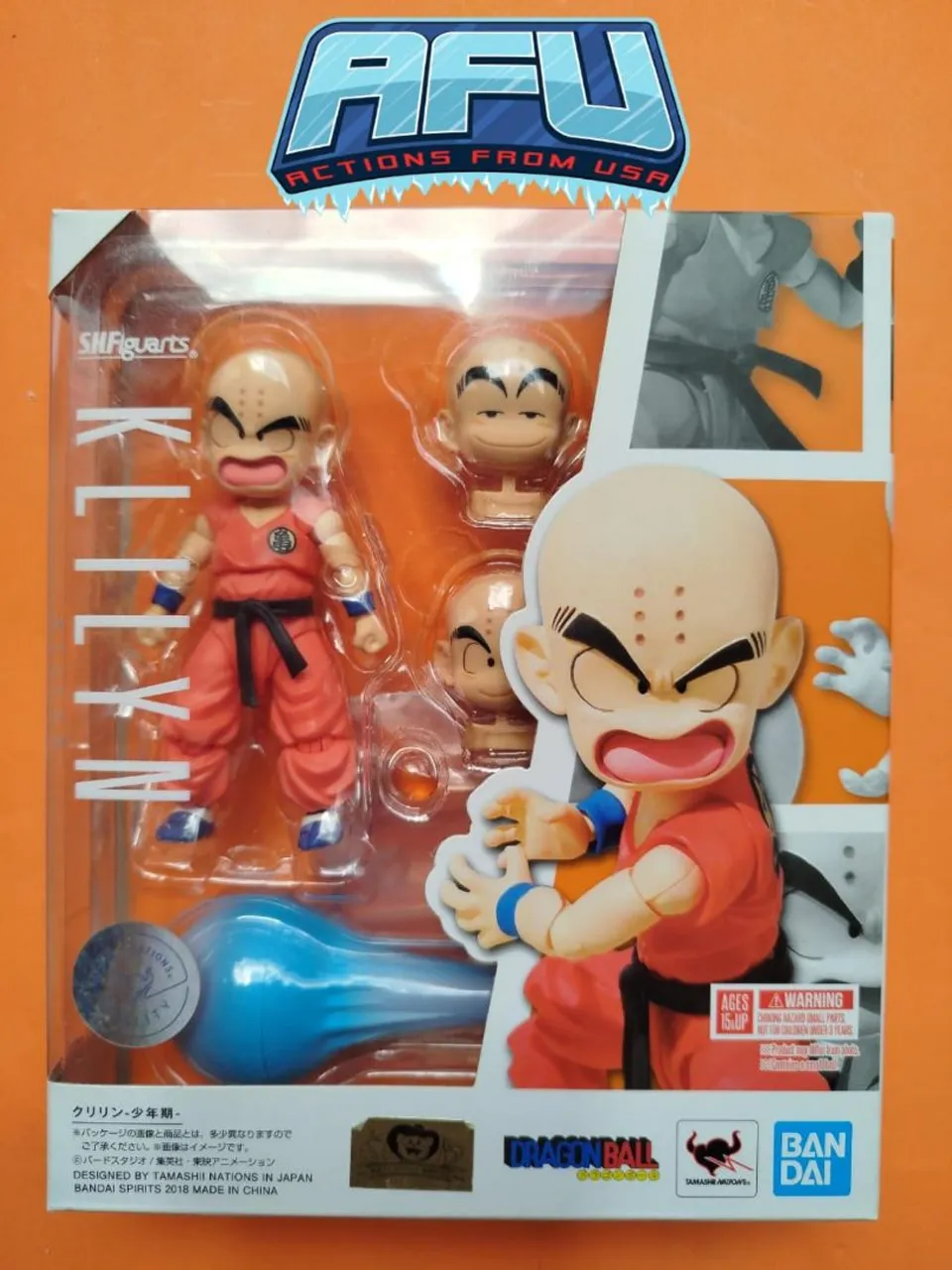 SH Figuarts | Bandai action figure - Kuririn kid Dragon Ball
