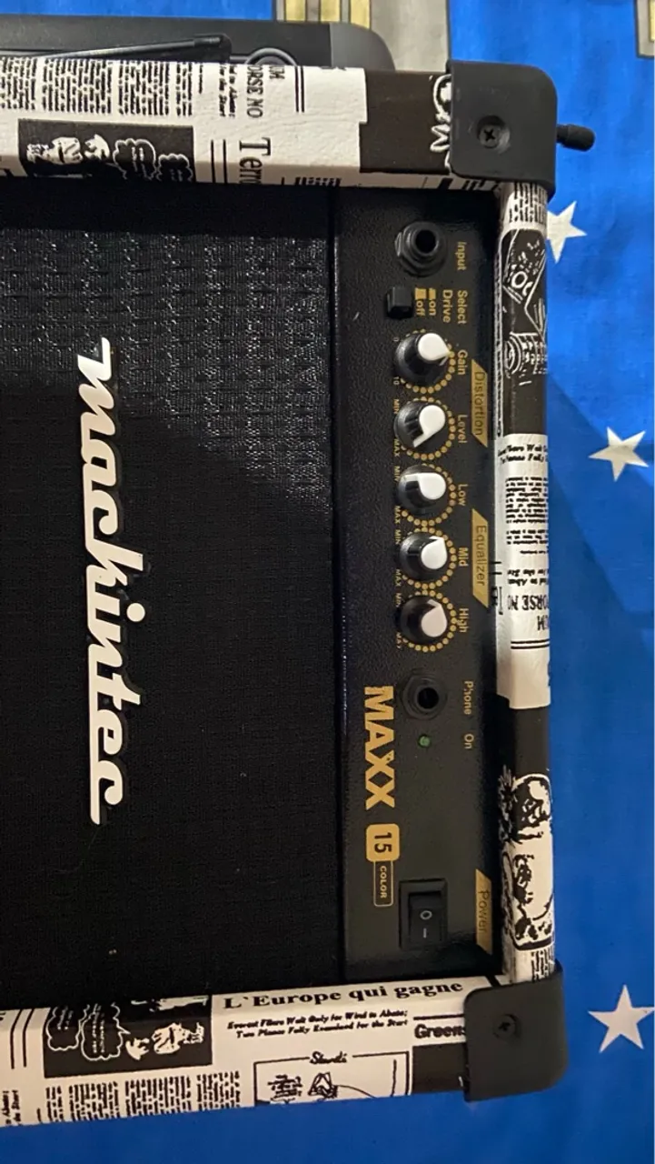 Amplificador de Guitarra Mackintec Jornal + MICROFONE MXT - HEADSET