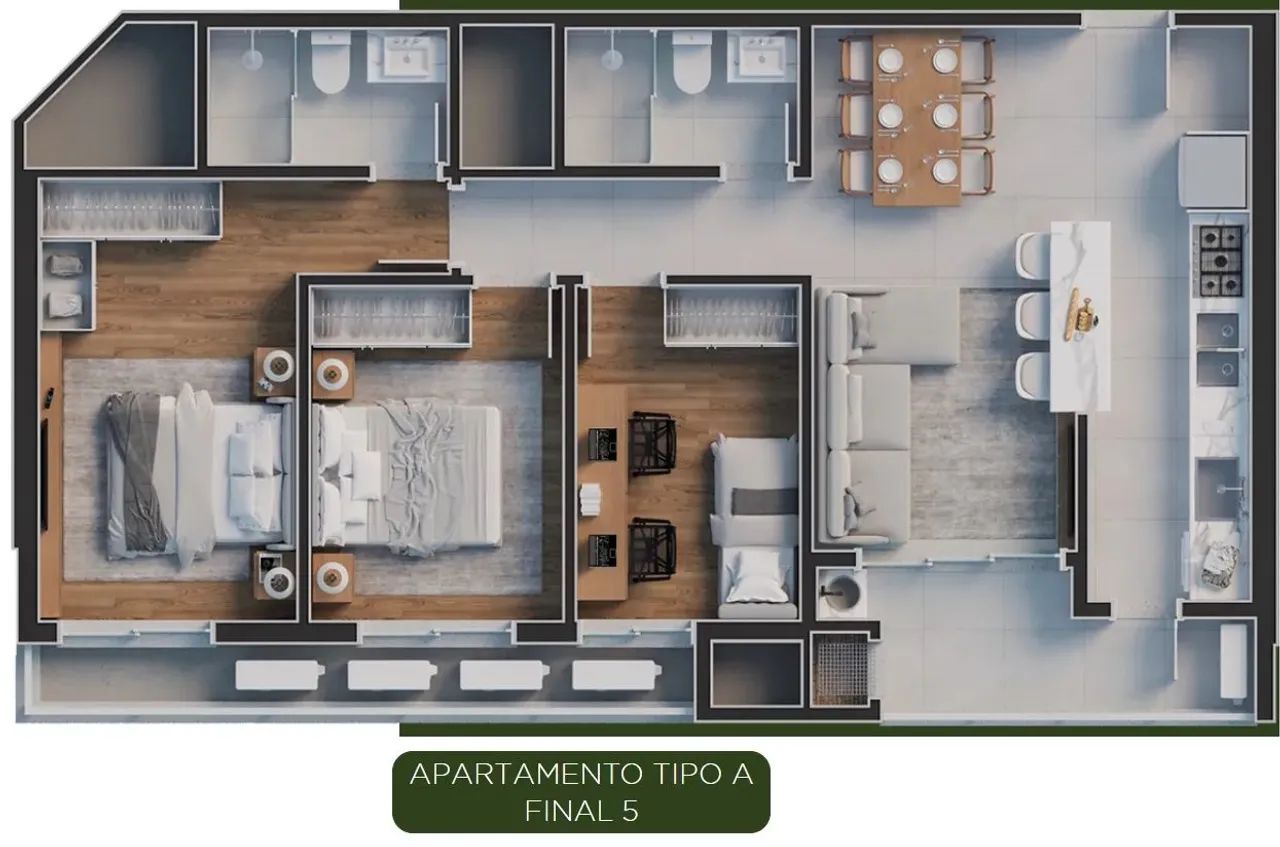 Apartamento para venda tem 79 metros quadrados com 2 quartos em América - Joinville - Sant - Foto 4