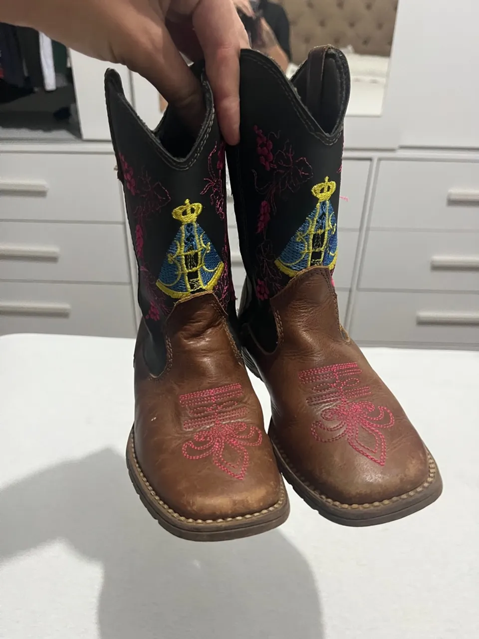 Bota texana Nossa senhora