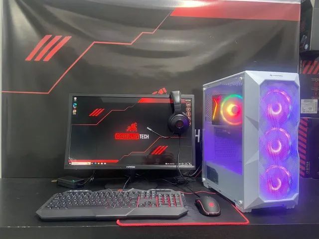 PC Gamer Completo i7 | 16 GBs | RX 580 | + Monitor (Novo, Garantia) Loja Gorilla Tech - Foto 4