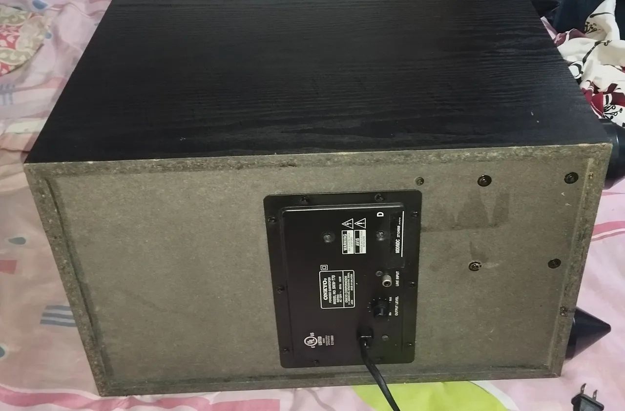 subwoofer onkyo ativo 200w - Foto 3