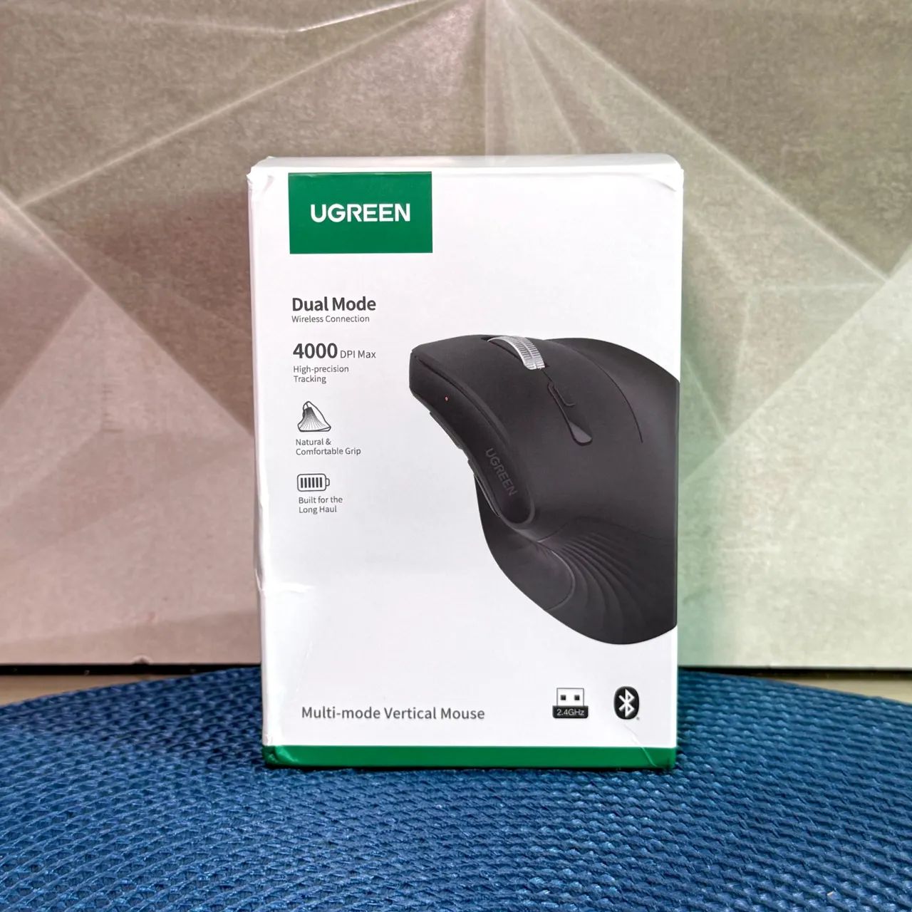 Mouse Vertical Sem Fio UGREEN - Bluetooth e Wireless - Foto 4