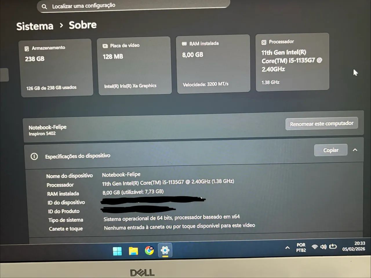 Notebook Dell Inspiron 14 5000 - Foto 3