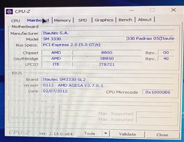 Placa mãe ITAUTEC SM 3330 + AMD PHENON II - Foto 4