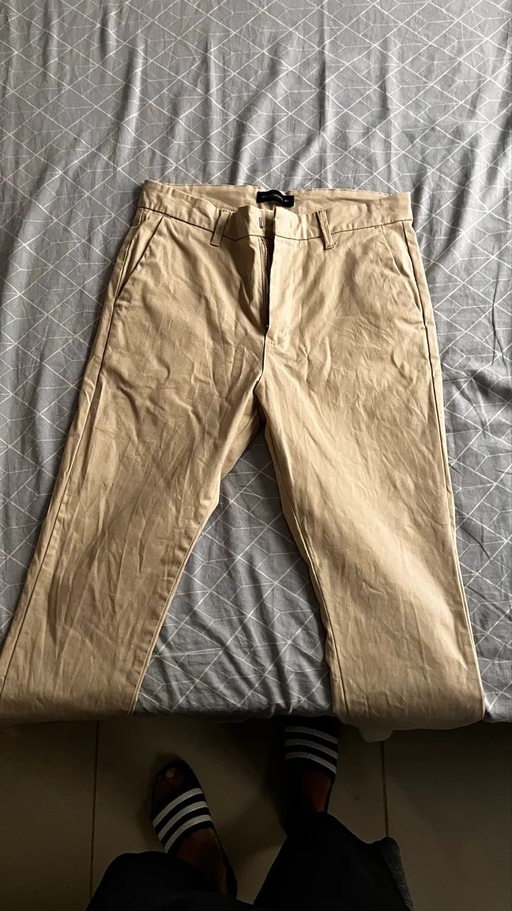Calça creme alfaiataria  - Foto 2