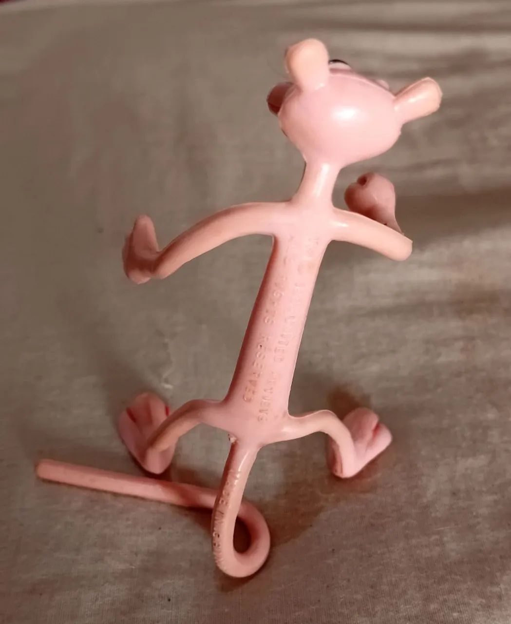 Pantera Cor de Rosa Boneco Anos 80 Bendable  - Foto 3