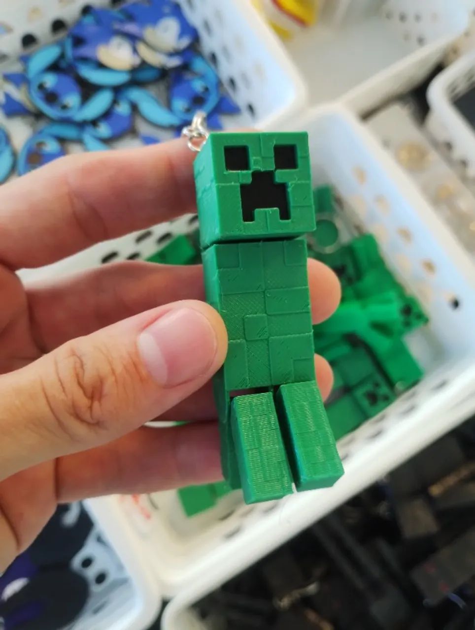 Chaveiro Minecraft Skeleton Creeper Enderman - NerdDog Store - Foto 3