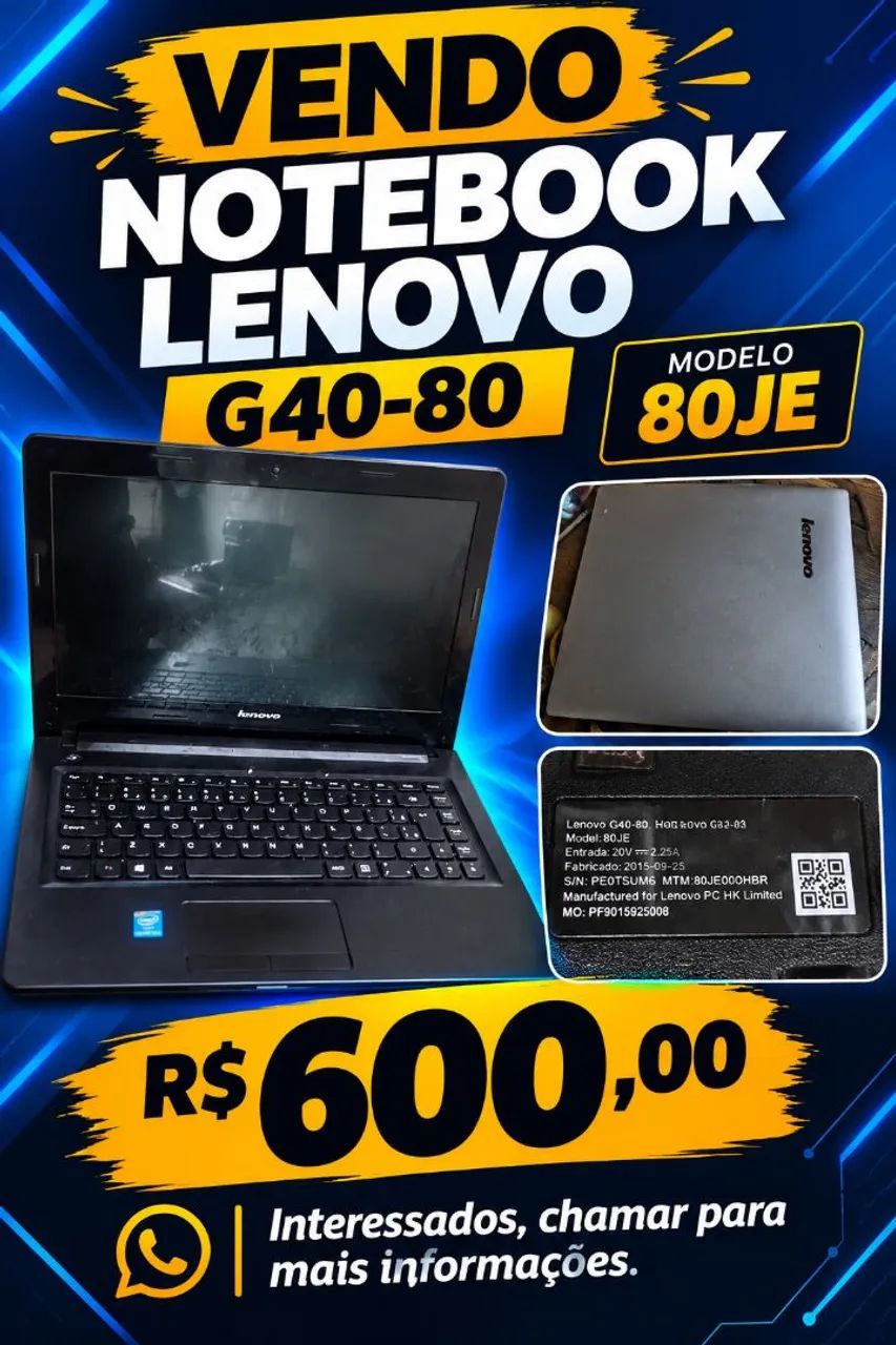 Notebook lenovo - Foto 2