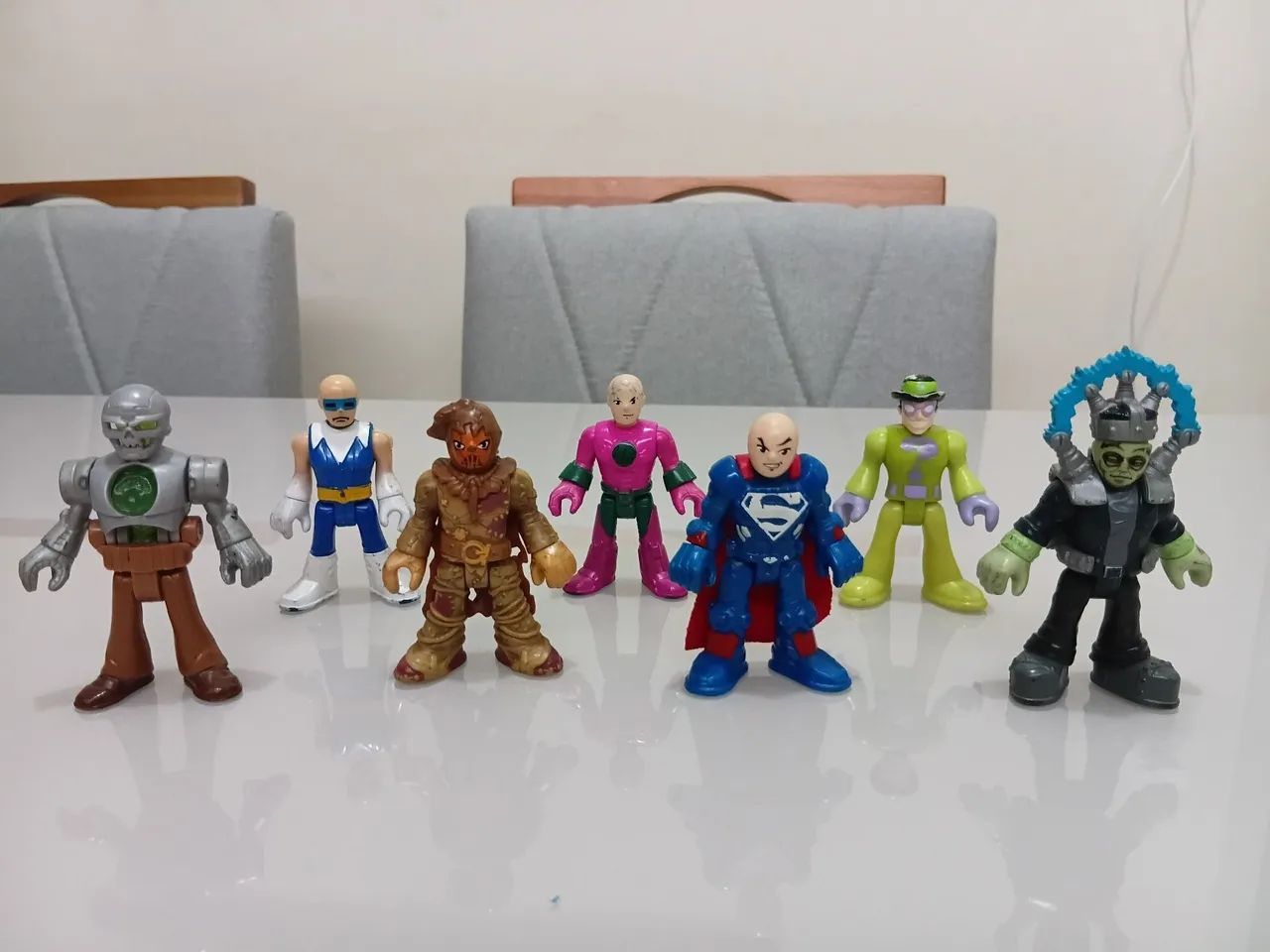 Imaginext DC Super Friends - Lote 7 bonecos Vilões 