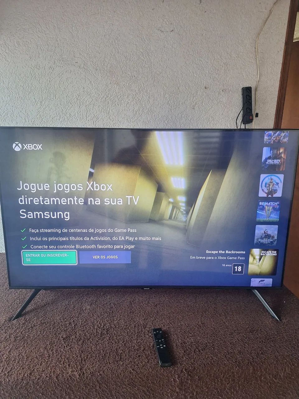 TV SMART SANSUNG 4K 50 POLEGADAS COM XBOX FUNCIONANDO PERFEITAMENTE ACEITO CARTÃO  - Foto 3