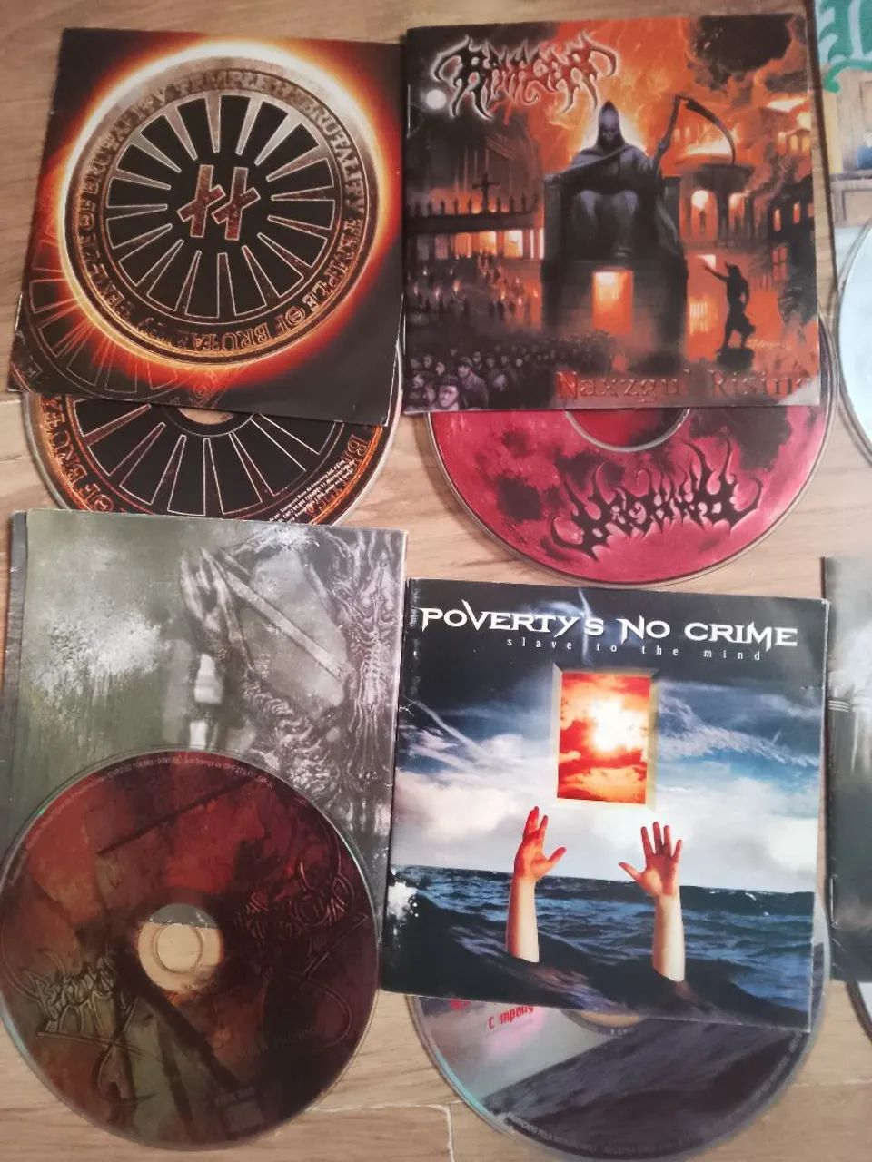 Lote de cds heavy metal 