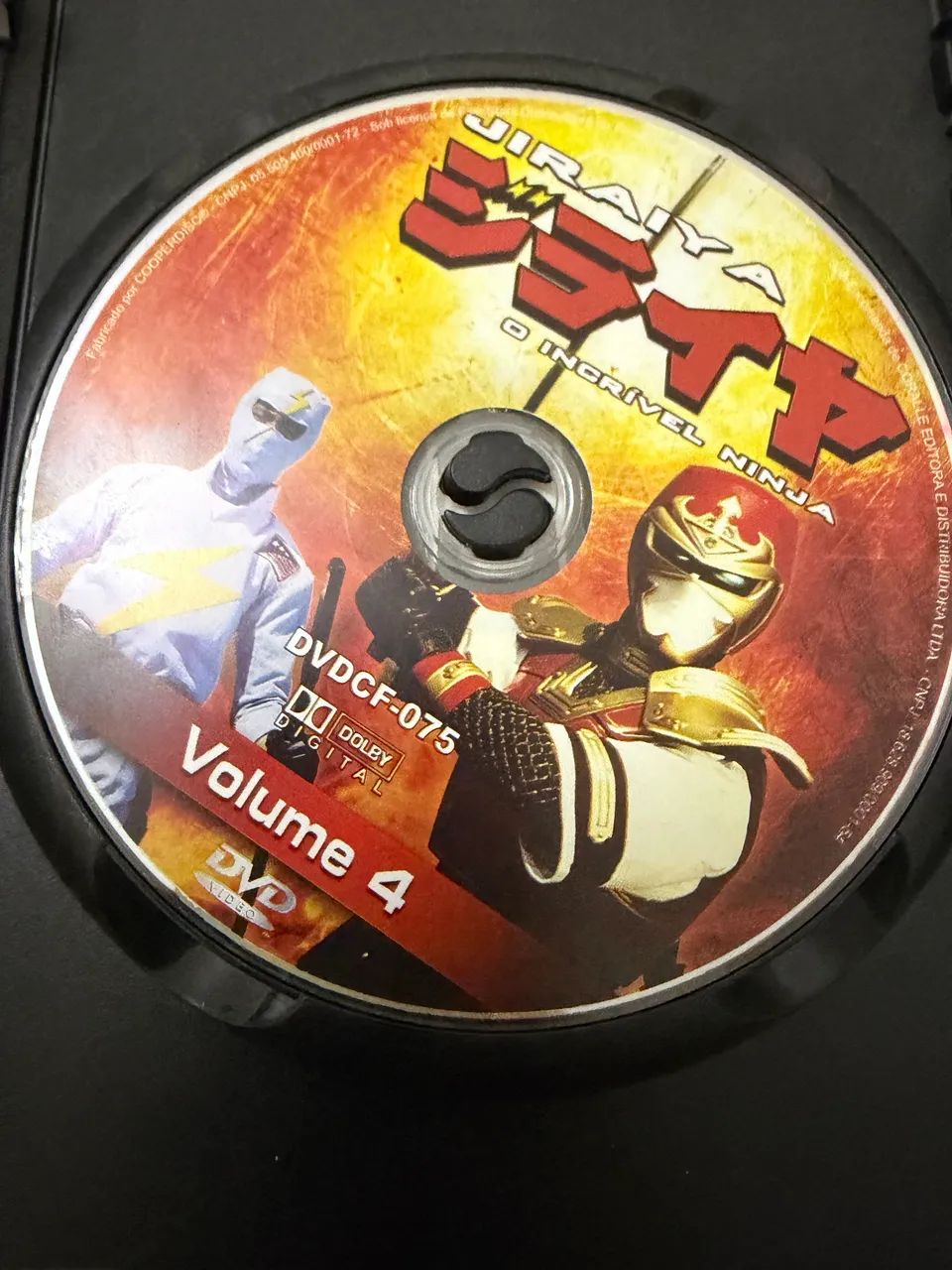 JIRAIYA: O INCRÍVEL NINJA VOL.04 dvd - Antiguidades - Vila Regente