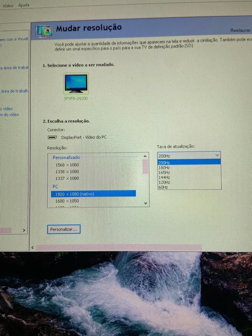 Monitor SuperFrame 200hz