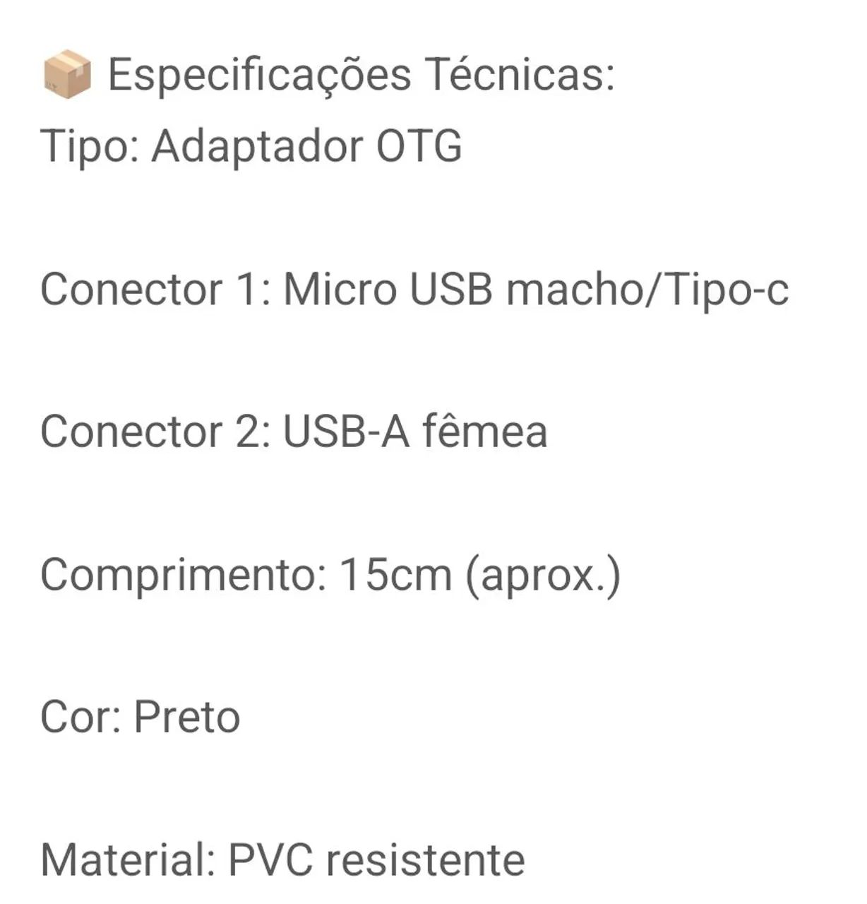 Cabo otg  - Foto 3